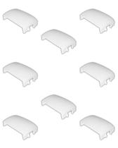 8 Acopladores De Canaletas Branco Em Pvc 110x20mm Pial 8 Acopladores De Canaletas Branco Em Pvc 110x20mm Pial