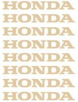 8 Adesivos Honda Branco Para Roda De Moto Liga Leve