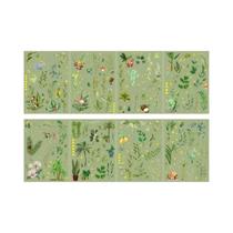 8 Adesivos PET De Folhas E Flores Para Decoração De Diário, Scrapbooking, Colagem, Junk Journal,