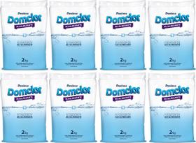 8 Alcalinizante Elevador Alcalinidade Piscina Domclor 2kg