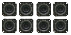 8 Alto Falante 4 Polegadas QVS - 80W RMS Full Range - QVS AUDIO