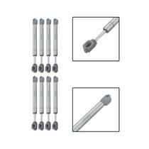 8 Amortecedor Inverso Porta Armário Pistão Gás 120N Até 12Kgb