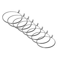 8 Argola 15cm Parafusar, Decoração Jardim Vertical Sem Vaso