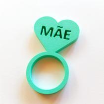 8 Argolas Para Guardanapo Coração De Mãe , Mesa Posta