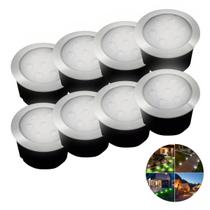 8 Balizadores Spot Led Cob 7w Ip67 Bivolt Luz Branco Frio 8 Balizadores Spot Led Cob 7w Ip67 Bivolt Luz Branco Frio