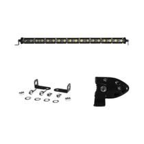 8 "barra De Luz Led 12v 24v Holofote Fino Luz De Trabalho Para Caminhão Atv Carro Offroad Condução