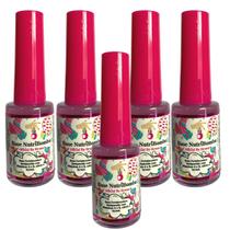 8 Base Nutribomba fortalecedora de unha revigorante esmalte manicure