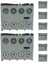 8 Bloco de Contato Auxiliar Frontal 2NA+2NF BFCA-22 Weg