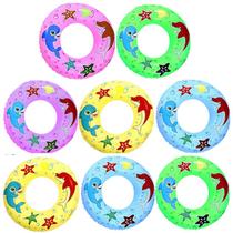 8 Boias Infantil de Cintura Circular Peixinhos 60Cm Atacado