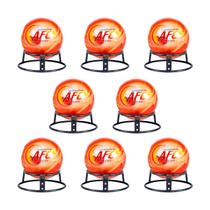8 Bolas Extintoras de Incêndio ABC 500 g Com Suporte Apaga Fogo Automática Fire Ball Portátil 8 Bolas Extintoras de Incêndio ABC 500 g Com Suporte Apaga Fogo Automática Fire Ball Portátil