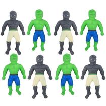 8 Boneco Lutador Estica e Puxa Anti Stress Sortido Castela