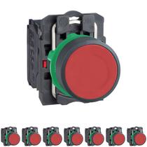 8 Botão Comando Plástico 22mm Bloco 1NF - Modelo XB5AA42 Schneider 8 Botão Comando Plástico 22mm Bloco 1NF - Modelo XB5AA42 Schneider