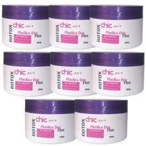 8 Botox Plastica dos Fios Alisamento e Redutor de Volume Capilar Chichair