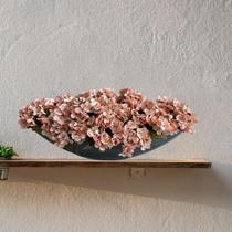 8 Buquê de mini hortênsia 26 cm flores artificiais festa de casamento jardim decoração de casa - DE1923