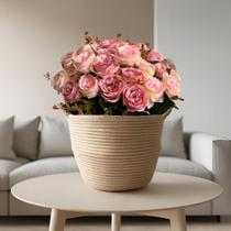 8 Buques De Flores Artificiais Rosas Decoração Para Festas, Aniversários e Presentes Romanticos - DE1125 8 Buques De Flores Artificiais Rosas Decoração Para Festas, Aniversários e Presentes Romanticos - DE1125