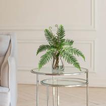 8 Buquês de Samambaia Artificial Elegantes de 55cm Planta Decorativa de Alta Qualidade e Volume - DE0424