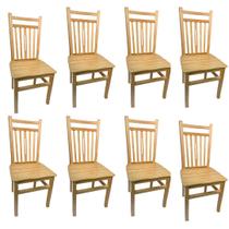8 Cadeiras Pequin De Madeira Para Sala De Jantar E Cozinha 8 Cadeiras Pequin De Madeira Para Sala De Jantar E Cozinha