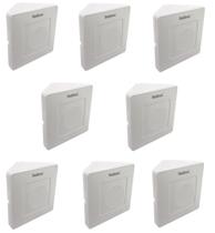 8 Caixa de Sobrepor Triangular Canto Cantoneira Quina Cftv 8 Caixa de Sobrepor Triangular Canto Cantoneira Quina Cftv