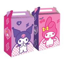 8 Caixa Lembrancinha Surpresa Decoração My Melody E Kuromi