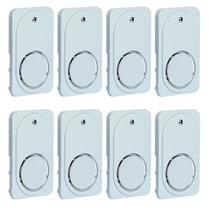 8 Campainhas Embutir Tipo Timbre 220v Com Placa 4x2 Pial