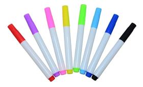 8 Canetas Coloridas Para Quadro Branco 12cm