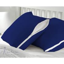 8 Capas Protetoras de Travesseiro Malha Gel (Helanca) Fronha 50cm x 70cm com Zíper