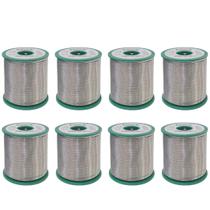 8 Carretel Estanho P/ Solda 40x60 Fluxo Ra 1mm 500g Cobix