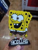 8 Centros De Mesa Bob Esponja Decoração Festa Aniversário