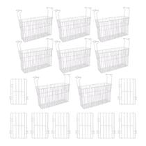 8 Cestos Organizador Freezer Nf Hf Metalfrio + 8 Separadores