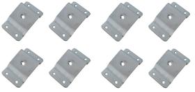 8 Chapa Inclinada Fixação Metal Palito Rosca 5/16