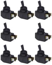 8 Chave Alavanca Unipolar Margirius CS-301D 6A Preta
