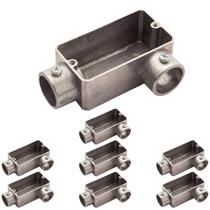 8 Condulete Alumínio LL 3/4 Sieg S/placa S/rosca 8 Condulete Alumínio LL 3/4 Sieg S/placa S/rosca