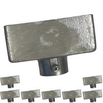 8 Condulete Tipo B em Alumínio Sem Rosca 1 Polegada Sieg