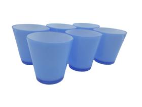 8 Copos Bicolores Cozinha Suco Conjunto de Copos Verde com Branco