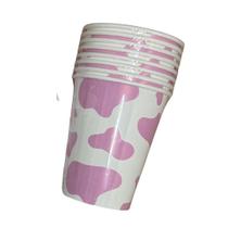 8 Copos de Papel Festa Vaquinha Fazendinha Vaquejada 250 ml - Inspire sua Festa Loja