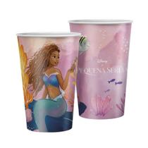 8 Copos Festa Pequena Sereia Ariel Filme 180 ML