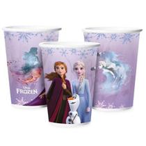 8 Copos Frozen Festa De Aniversário 180 ML - regina festas