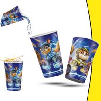 8 Copos lembrancinhas festa Patrulha canina Herois Decoração 8 Copos lembrancinhas festa Patrulha canina Herois Decoração