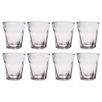 8 Copos Shot Vidro Vodka Tequila Cachaça Dose 45mL Bar