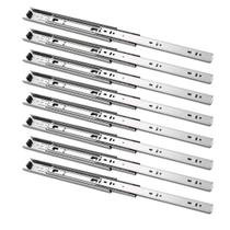 8 Corrediças Telescópicas Trilho Gaveta Guarda Roupa 40 Cm