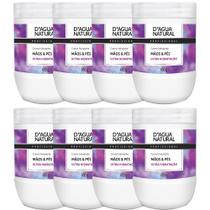 8 Creme Desodorante Hidratante Mãos Pés 680G D'agua natural
