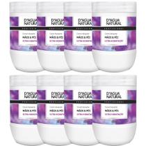 8 Creme Desodorante Hidratante Mãos Pés 680G D'agua natural