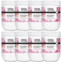 8 Creme Massagem Gestante Rosa Mosqueta 650G D'agua natural