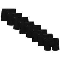 8 Cuecas De Microfibra Boxer Box Selene Sem Costura Plus Size