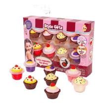 8 Cupcake Gloss Estilo Girls Infantil Kids Hidratante Labial 8 Cupcake Gloss Estilo Girls Infantil Kids Hidratante Labial
