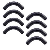 8 Curvas De Pvc 90 Graus 2pol. Preta Roscável Eletroduto