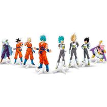 8 Decoração Display de Mesa Dragon ball Festa aniversário 8 Decoração Display de Mesa Dragon ball Festa aniversário