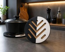 8 Descanso E Panela Decorativo Base Suporte Proteção 8 Descanso E Panela Decorativo Base Suporte Proteção