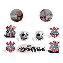 8 Display de mesa Decoração Corinthians Festa Completa