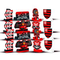 8 Display de mesa Decoração FLAMENGO festa completa